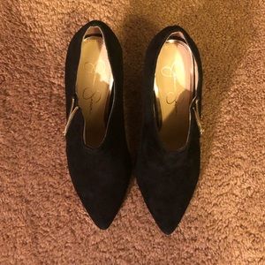 Jessica Simpson Black Wedges